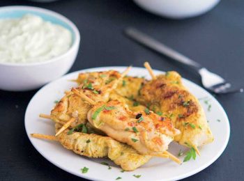 Spiedini di pollo alla greca