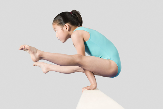 ginnastica artistica per bambina