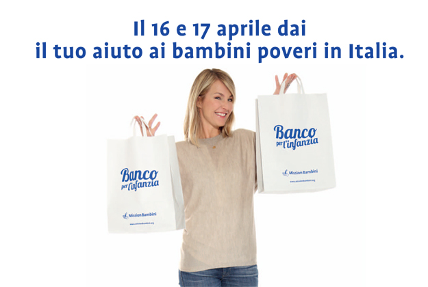 Donare prodotti di prima necessità: arriva il Banco per l’Infanzia