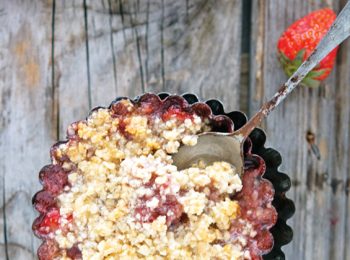 Crumble di fragole
