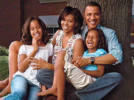 Obama famiglia