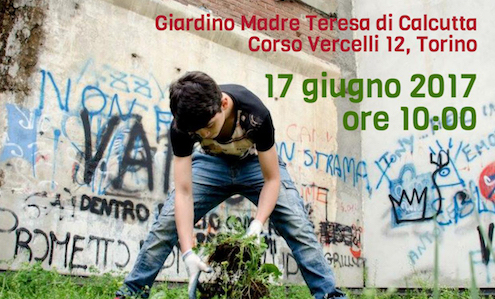 A Torino un’azione comunitaria di pulizia dei giardini