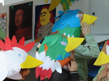 Piume colorate per Carnevale