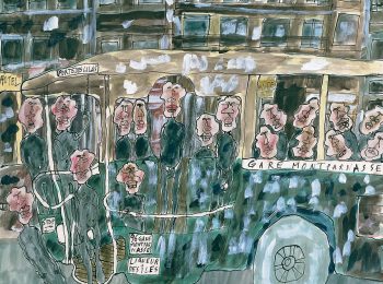 Il treno di Jean Dubuffet