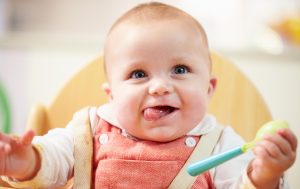 GG i primi cibi solidi per i bambini allattati