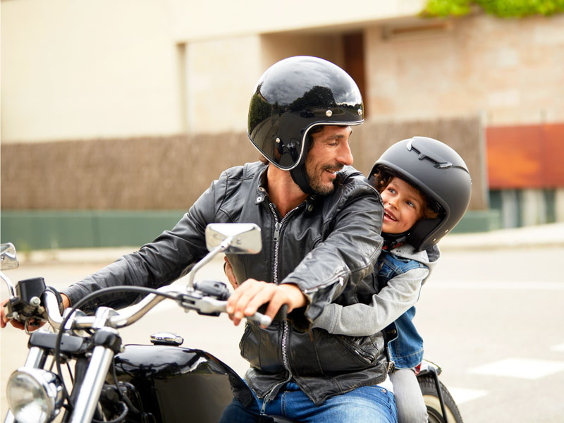 Il papà motociclista. E tu, che tipo sei?