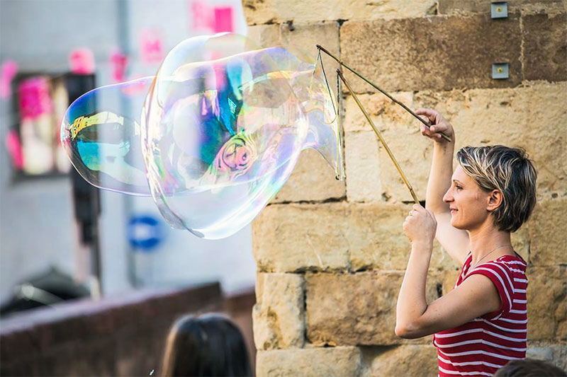 Il Carretto delle Bolle Giganti