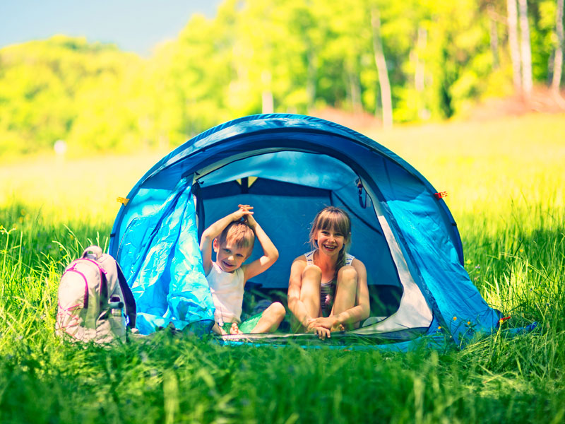 In tenda con i bambini: i consigli di GG per una vacanza indimenticabile