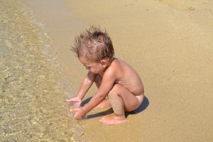 Spiaggia coi bambini