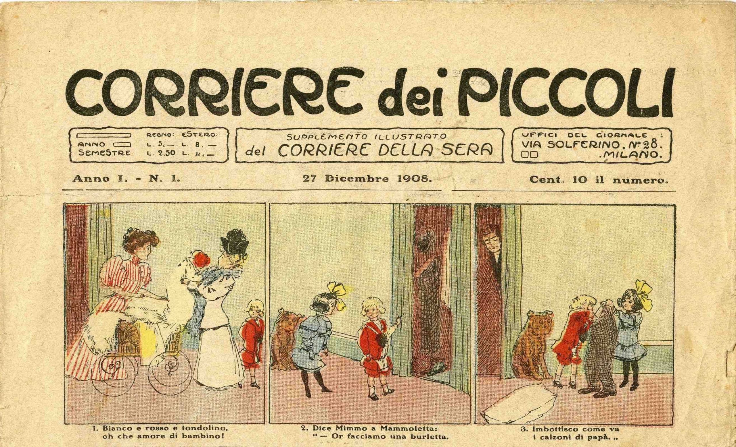 Corriere dei Piccoli, una mostra sui 110 anni del fumetto in Italia