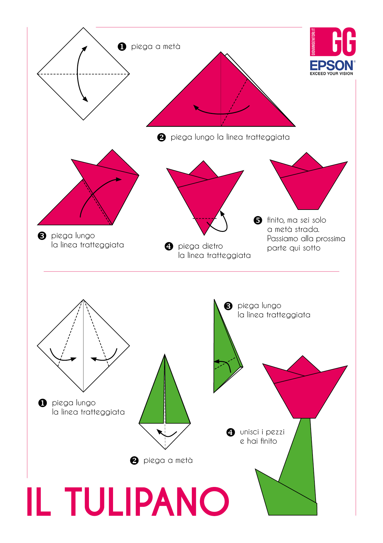 Cosa fare con i bambini quando piove? Gli origami!