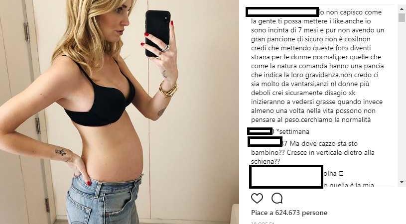 chiara ferragni contro le pancine