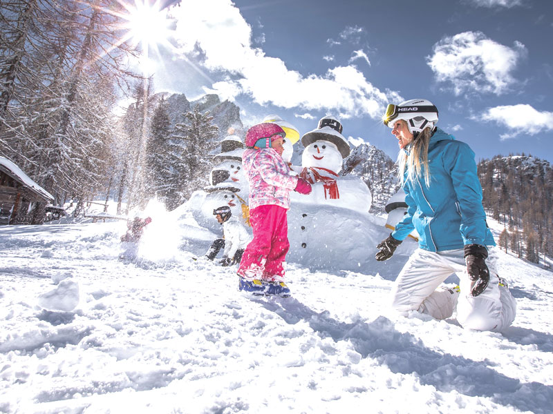 Dove andare sulla neve con i bambini, tra Dolomiti, Tirolo & Co