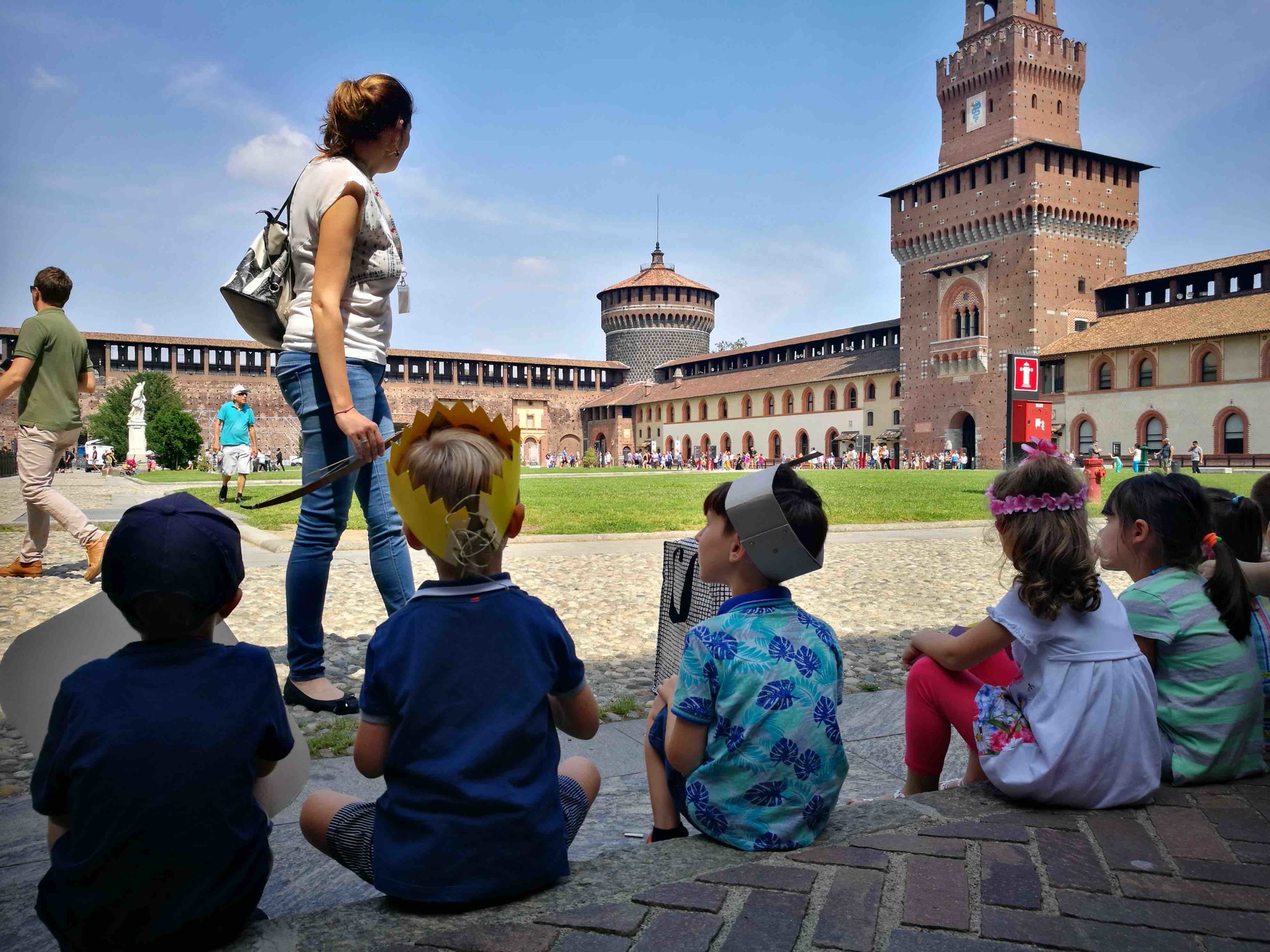 GG castello sforzesco a marzo