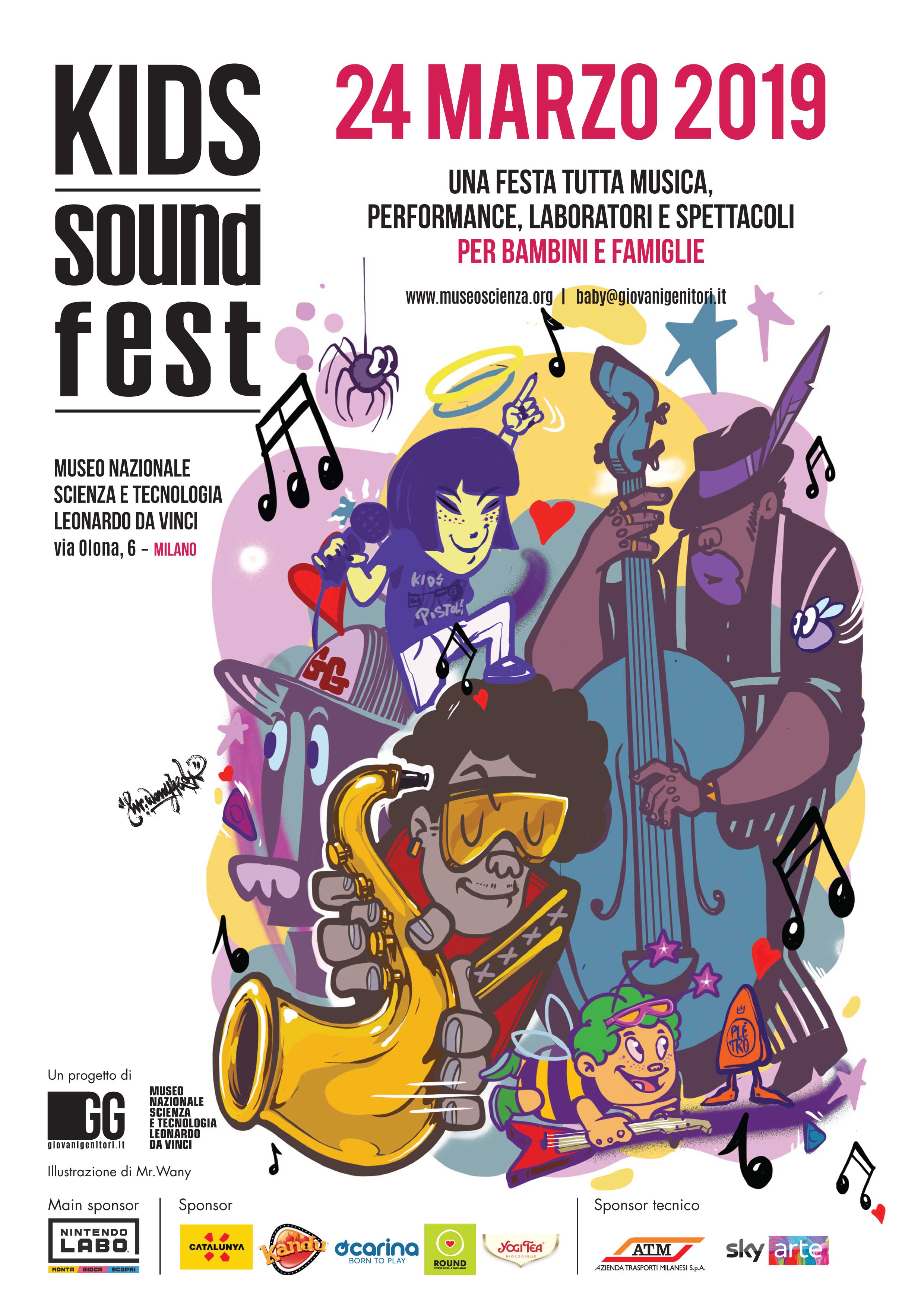 Kids Sound Fest 2019 Milano locandina