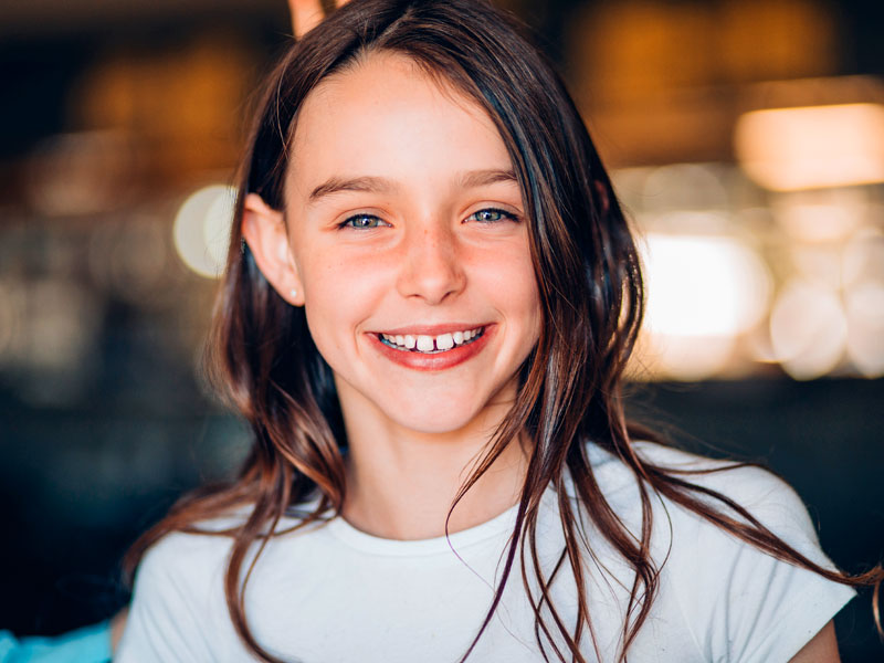 capelli lunghi bambina