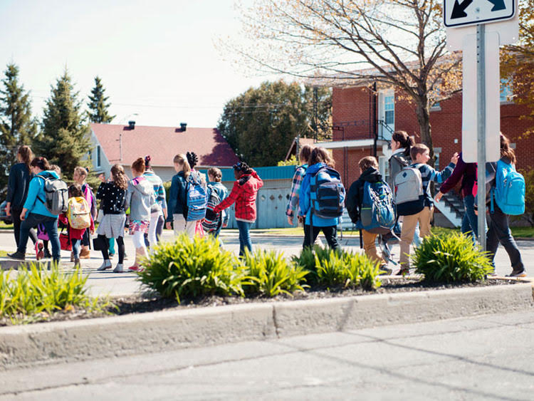 La passeggiata è una materia di scuola