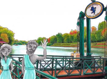 A passeggio sulle rive del Po