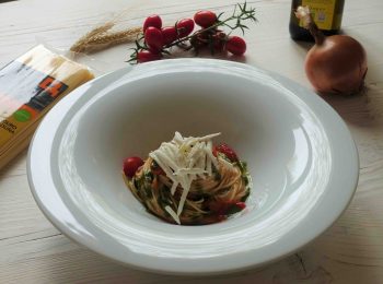 Gli spaghettini tricolore