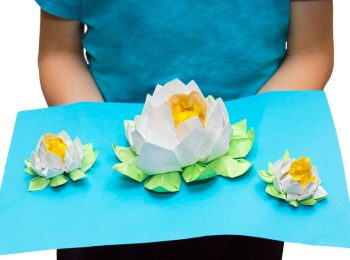 Creatività 3D con il giardino pop-up