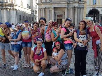 Flashmob nazionale Babywearing