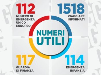 I numeri utili da portare in vacanza