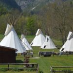 dormire in un tepee