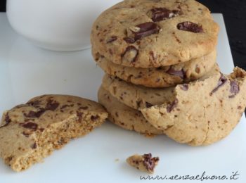 Cookies al cioccolato senza glutine senza burro
