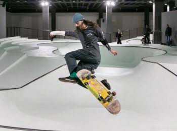 Uno skateboard artistico in Triennale di Milano a gennaio e febbraio