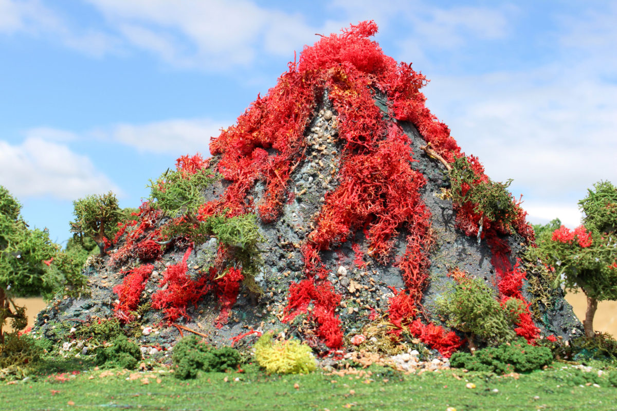 Costruire un diorama - Vulcano 