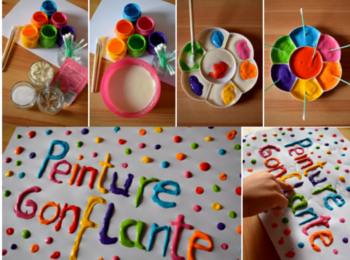 Colorare in rilievo: la pittura “che si gonfia”