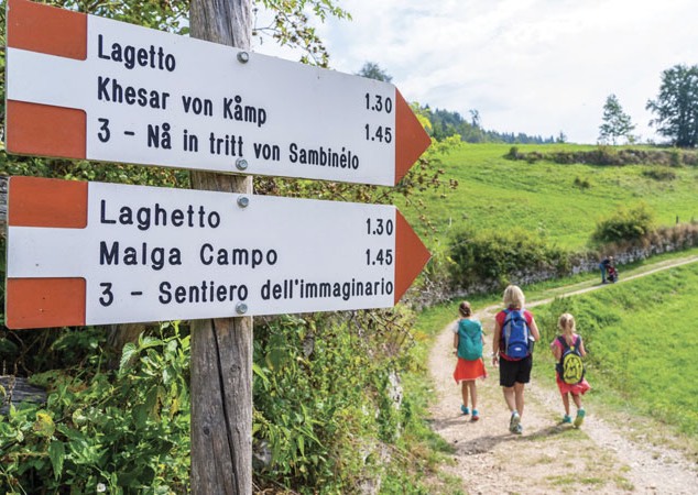 trentino con bambini