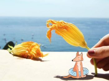 Fiori di zucca in pastella