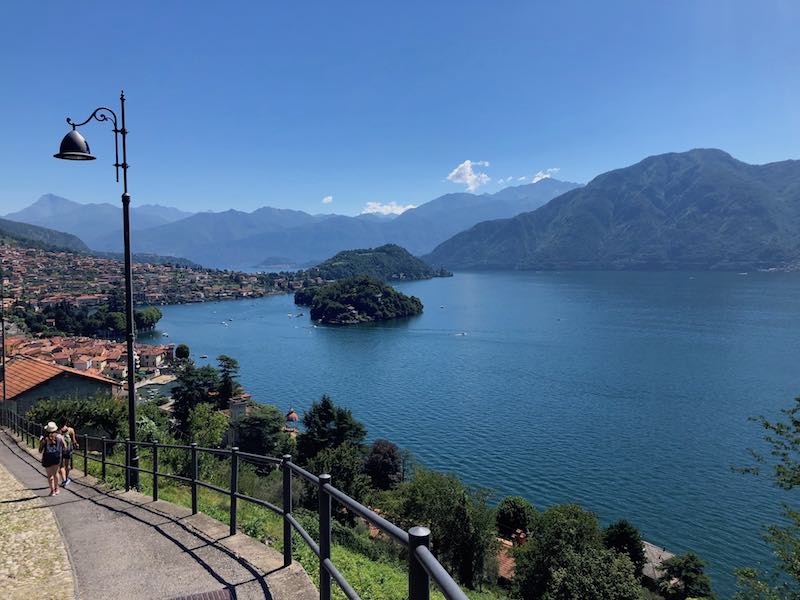 lago di como con bambini