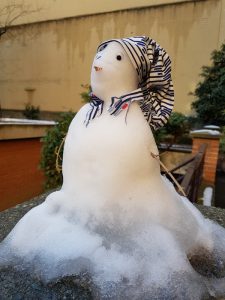 scultura neve