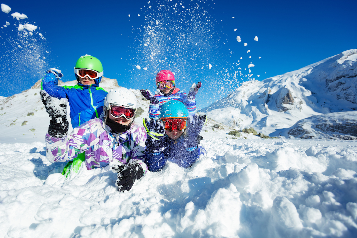 Tutti sugli sci, anche i bambini!