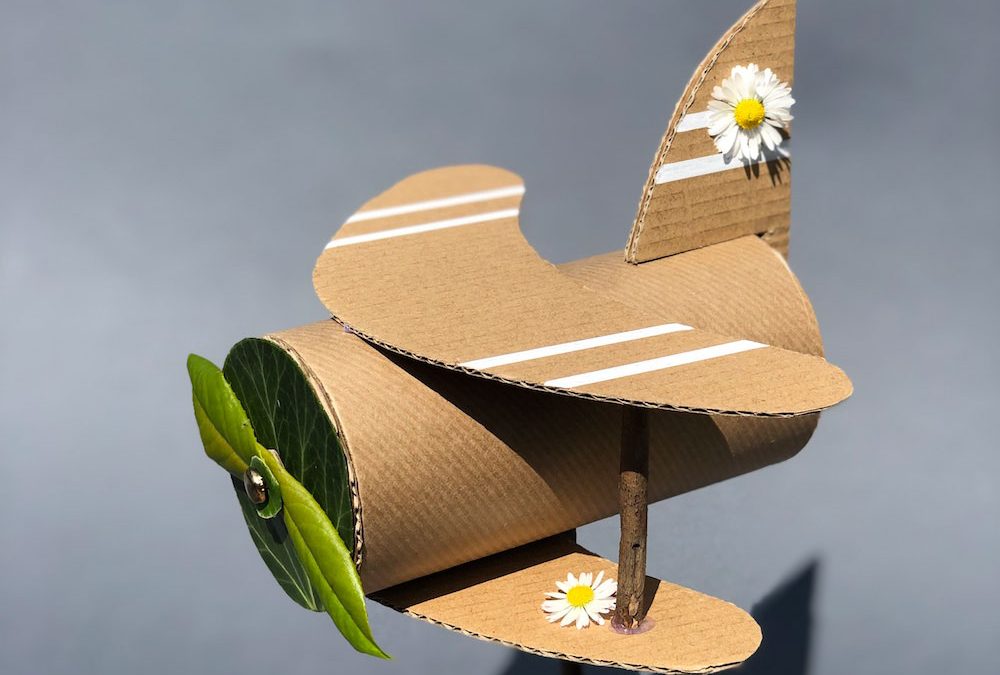 Volare oh oh: costruire un aeroplano in cartone