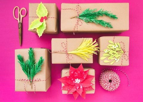 Un tocco di verde sui regali: la creatività di Natale
