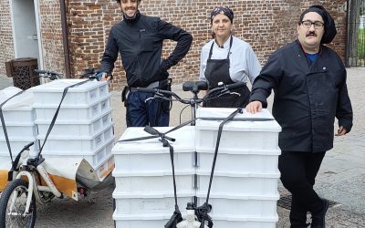 I panini arrivano a scuola in cargo bike: il progetto di Torino e cintura