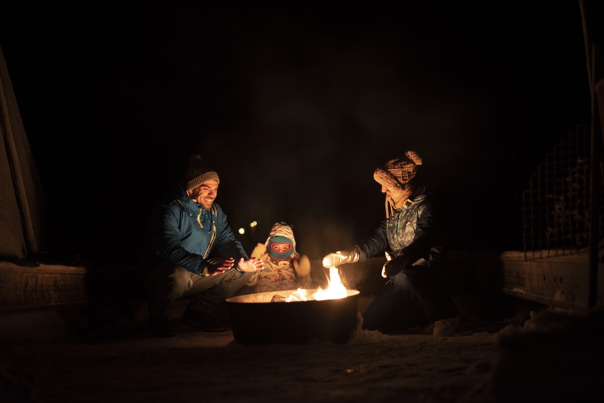 Lapponia con bambini